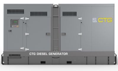 Дизельный генератор CTG 138C в кожухе с АВР