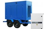 ТСС ЭД-50-Т400-2РПМ11 в погодозащитном кожухе на прицепе с АВР