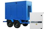 ТСС ЭД-75-Т400-2РПМ2 в погодозащитном кожухе на прицепе с АВР