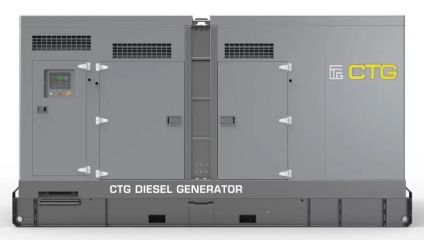 Дизельный генератор CTG 715WE в кожухе