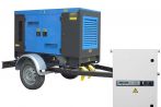 ТСС ЭД-150-Т400-2РКМ11 в шумозащитном кожухе на прицепе с АВР