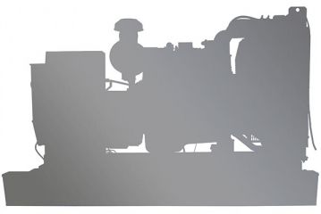 Дизельный генератор CTG 500SD в контейнере с АВР